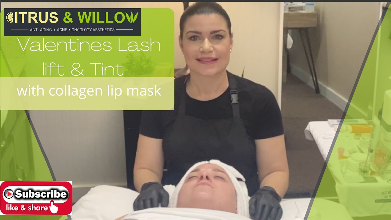 VALENTINES LASH LIFT& TINT WITH A COLLAGEN LIP MASK