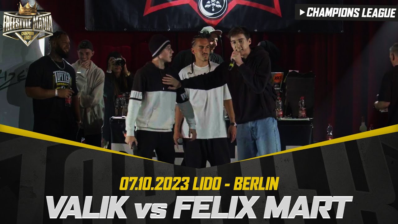 VALIK vs. FELIX MART | Freestylemania Champions League | Toptier Takeover, 07.10.2023 Berlin