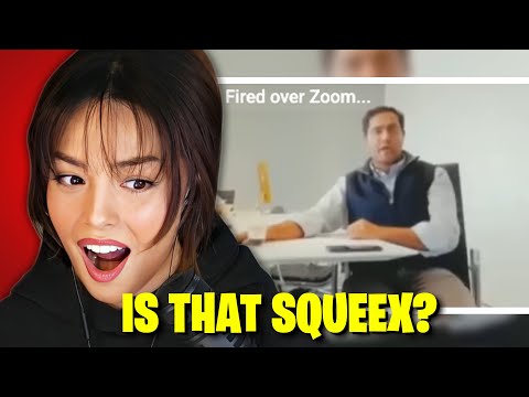 Valkyrae REACTS to Squeex GETTING FIRED CLIP