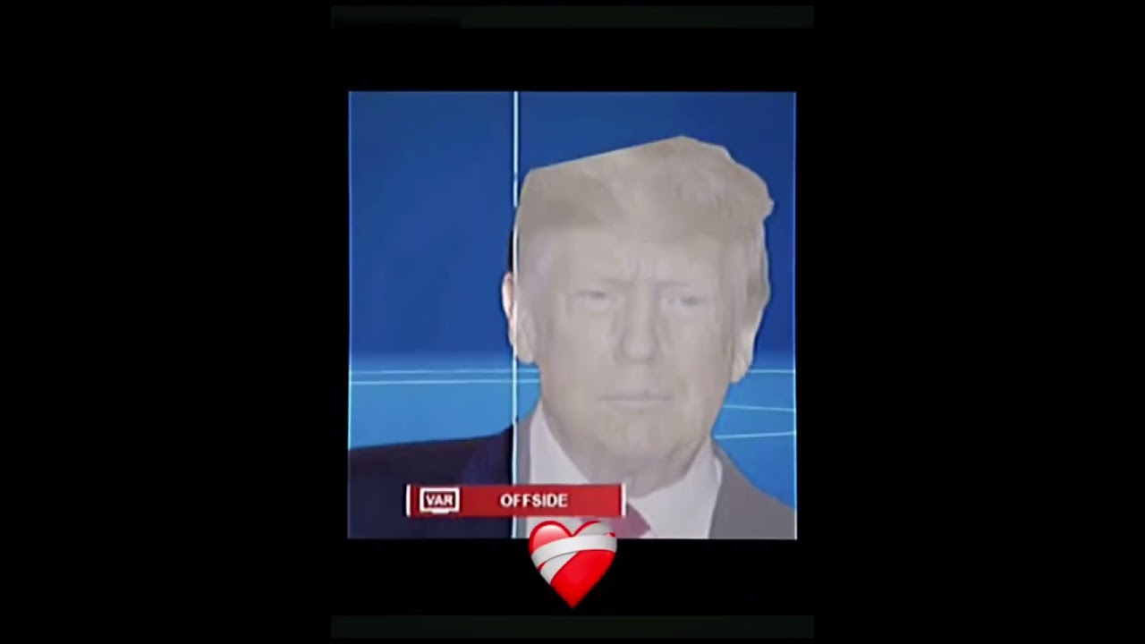 VAR Offside Donald Trump Meme #shorts #funny #meme #offside #donaldtrump