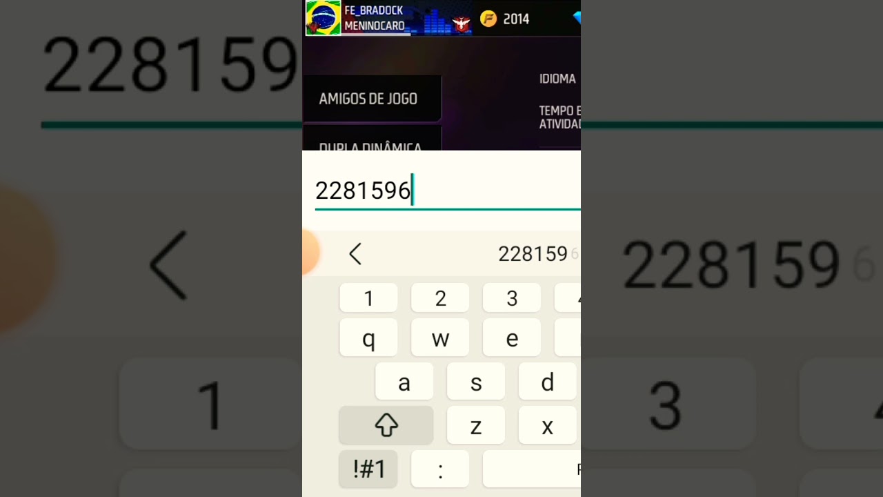 VAZEI O ID DO NOBRU #nobru #freefire