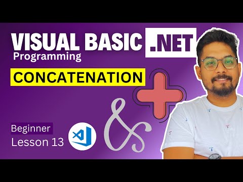 VB.Net Concatenation Operator | Operator For Concatenation of Strings Integers in Visual Basic