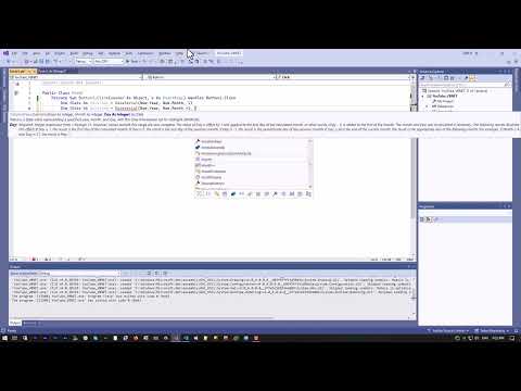 VB.NET How to get first and last day of month