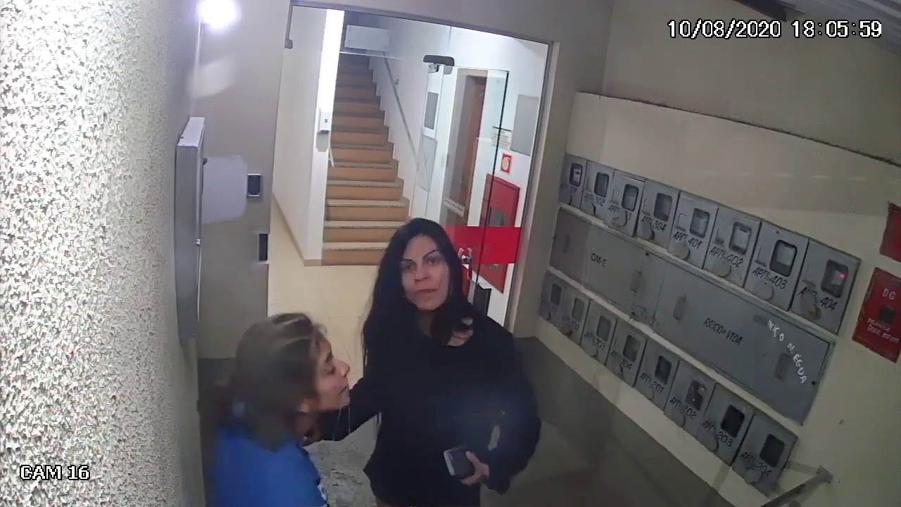 Vídeos mostram briga e agressões entre modelo e namorada minutos antes do incêndio