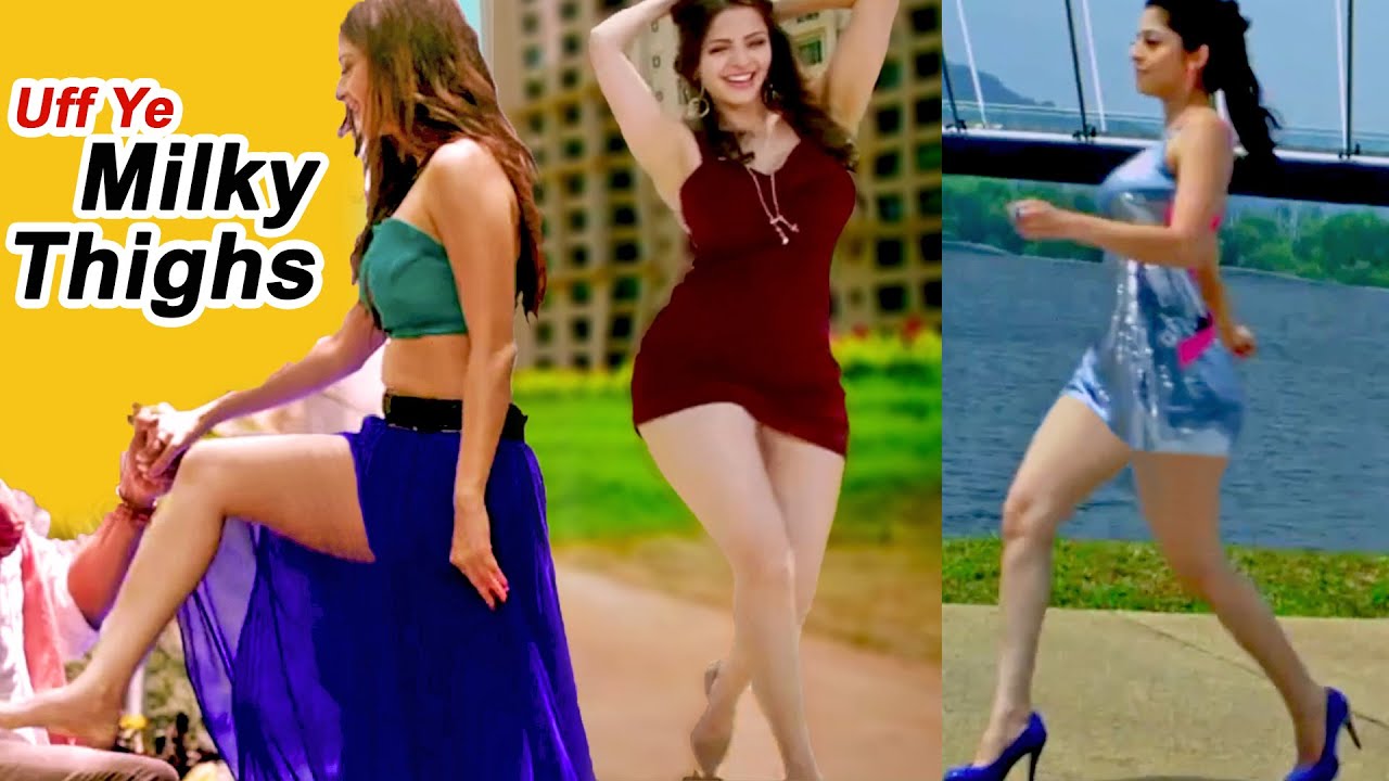 Vedhika's Milky Thighs | Part - 1 | South Indian Film Actress Vedhika's Hot Songs Compilation Video