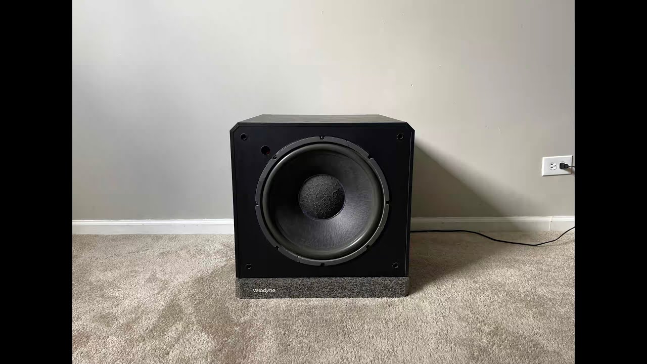 Velodyne F-1500R-B Home Theater Powered Active Subwoofer
