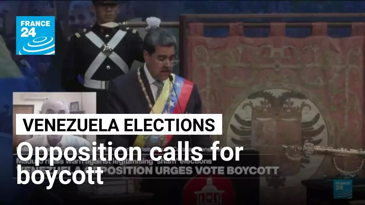Venezuelan opposition calls for election boycott • FRANCE 24 English