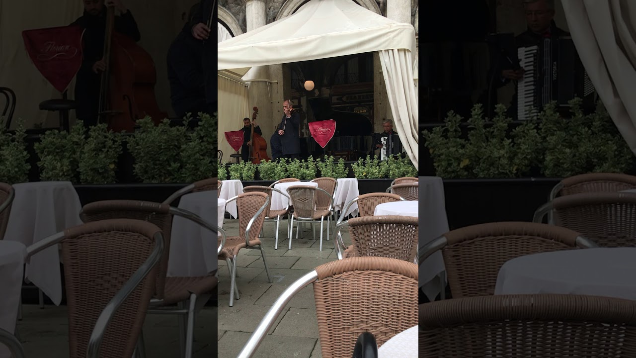Venice Italy  Cafe Florian outdoor sitting area 🇮🇹