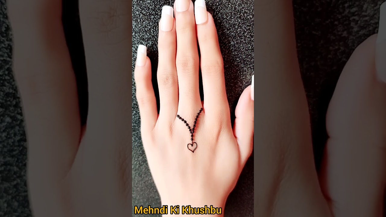 Very simple mehndi design ❤️ | Mehandi ki design | #henna #shorts