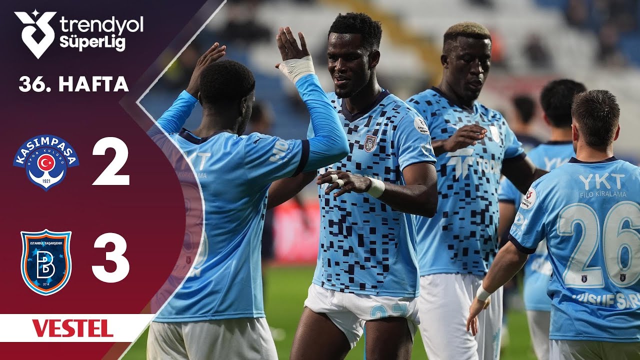 Vestel | Kasımpaşa (2-3) Başakşehir - Highlights/Özet | Trendyol Süper Lig - 2024/25