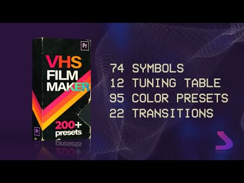 VHS Film Maker Premiere Pro Presets