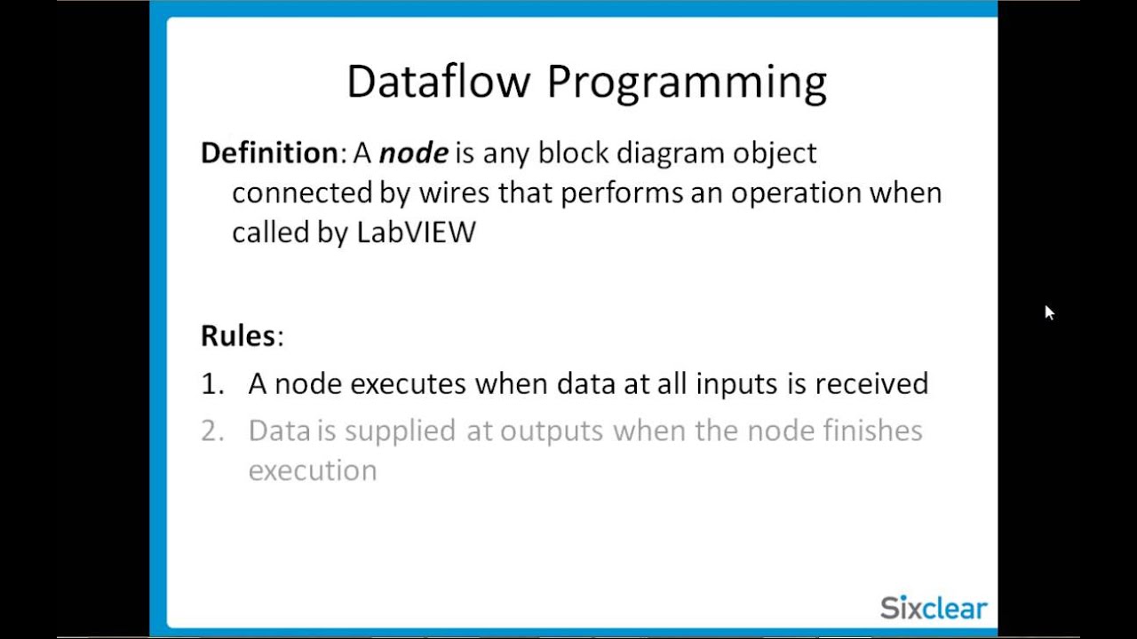 VI High 48 - How to Use the Error Cluster to Control Execution Order and Dataflow in LabVIEW