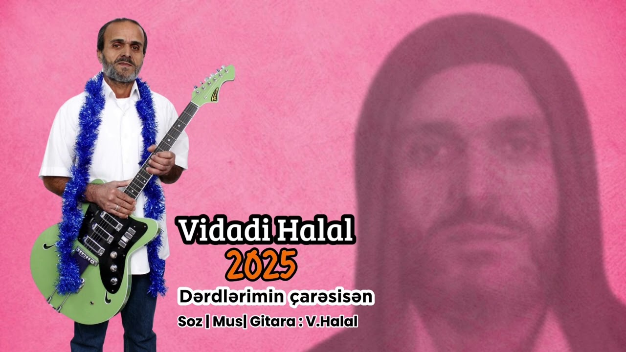 Vidadi Halal - Dərdlərimin Çarəsisən  2025 (Official Audio)