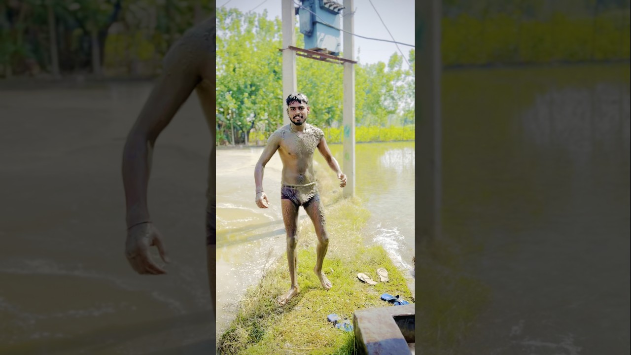 village boys tubewell swimming hot vlog 2 | tubewell bathing full fun | rahul tubewell swimming vlog