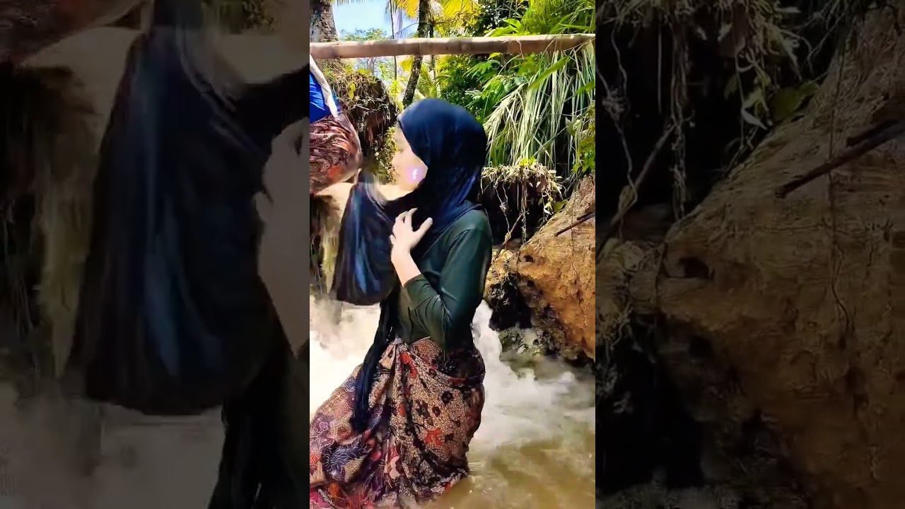 Village girl bath time 4 #shorts #younglady #villagelife
