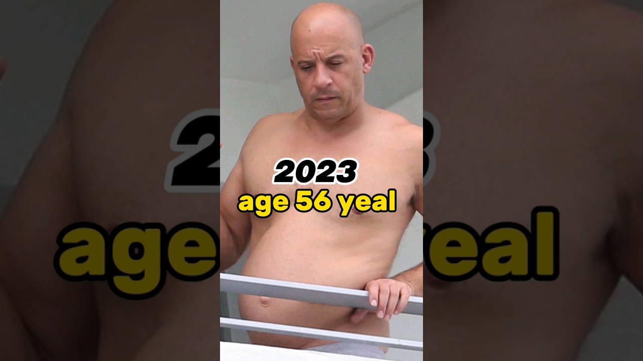 vin diesel devolution 1980—2024 #love #viral #shortfeed