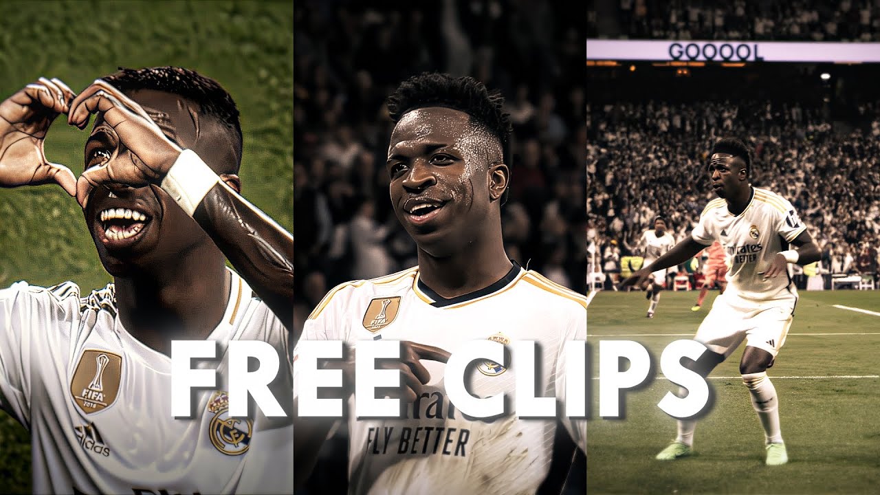 VINICIUS JUNIOR FREE CLIPS | 4K UPSCALED | NO WATERMARK