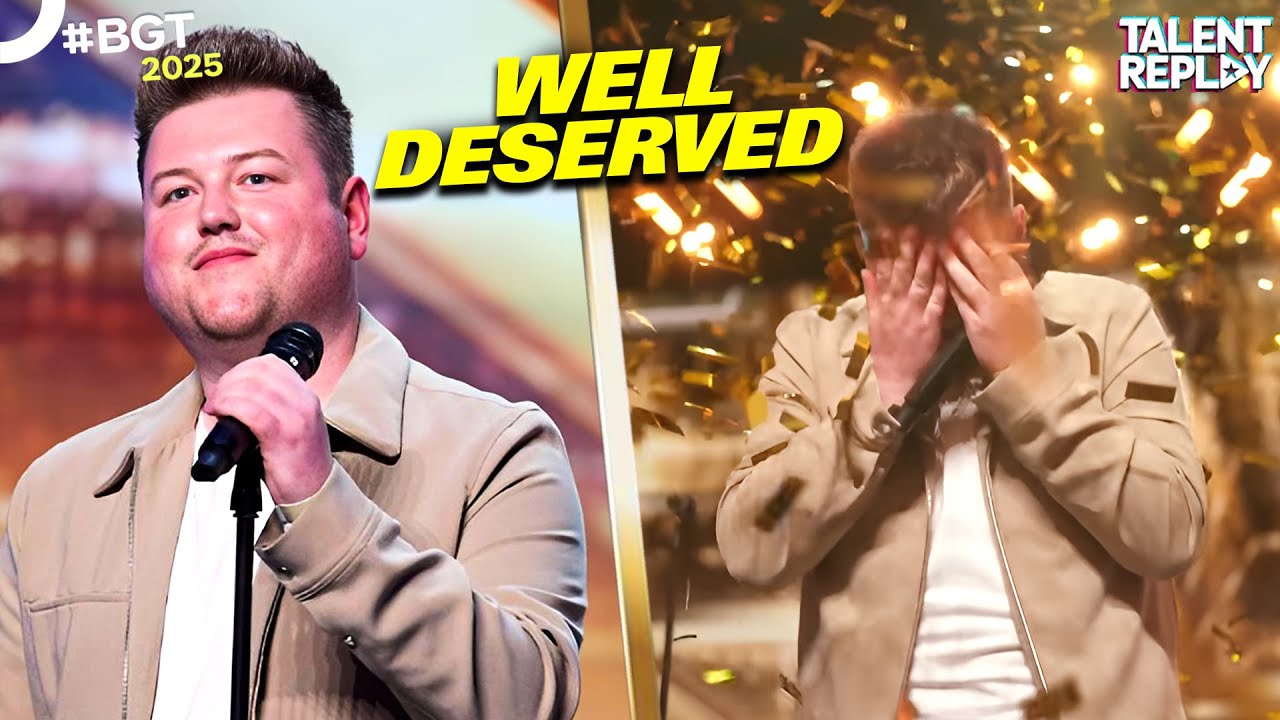 Vinnie McKee's Emotional Performance Earns Golden Buzzer | BGT 2025