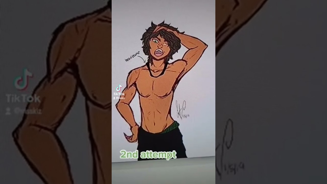 Vinny Boys abs uwu #artist #digitalart #oc #clipstudiopaint #tiktok #practice #abs #muscles