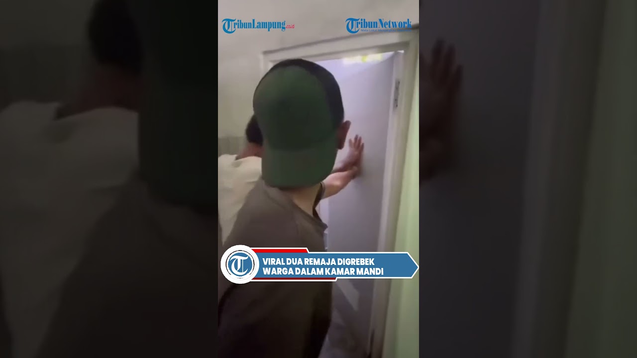 Viral Dua Remaja Digrebek Warga Dalam Kamar Mandi