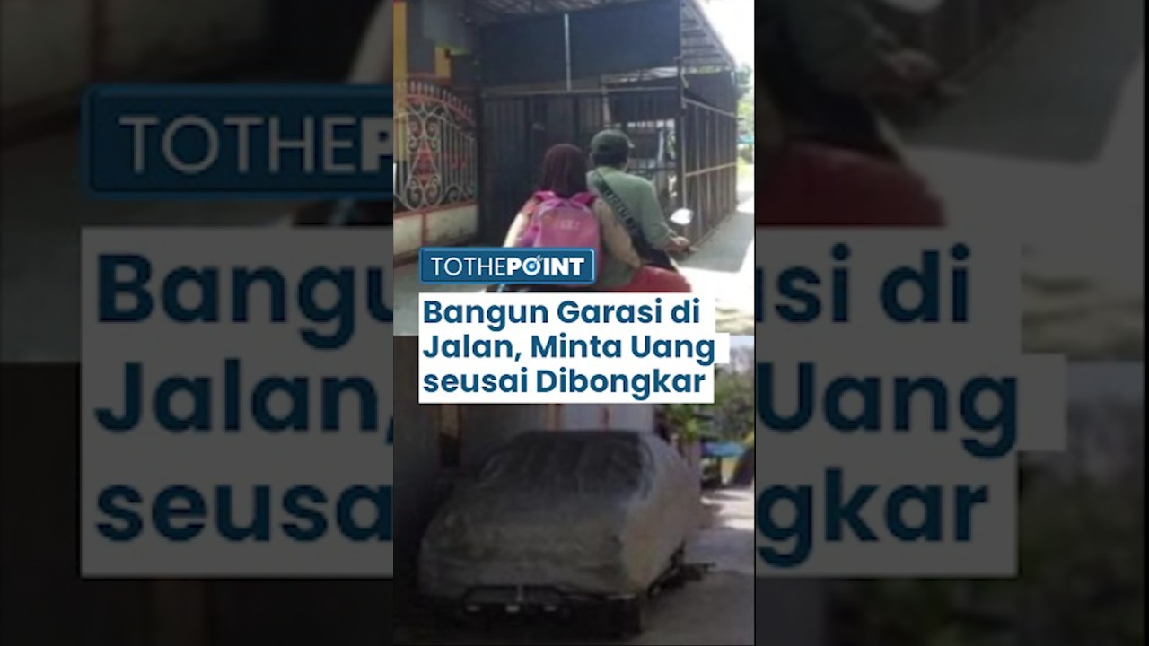 Viral Haji Agus, Bangun Garasi di Tengah Jalan Umum, Malah Minta Ganti Rp 20 Juta saat Dibongkar