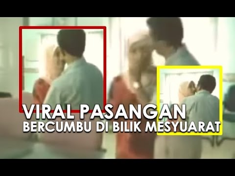 Viral kecoh pasangan bercumbu di bilik mesyuarat