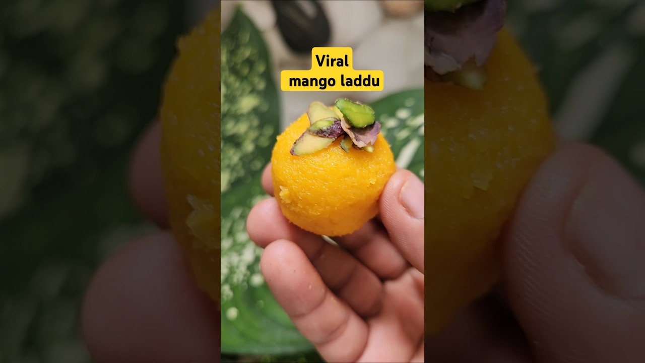 viral mango coconut Laddu #food #recipe #laddu #recipe #mango #easyrecipe #cooking