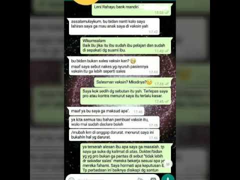 VIRAL!! PERCAKAPAN BIDAN YG TERSINGGUNG