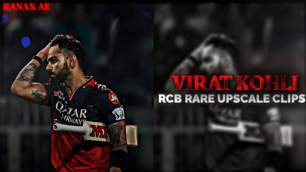 Virat Kohli Rcb Rare Upscale Clips ● Rare Clips ● Scenepack ● Upscale ● [Topaz]🔥🐐 #viratkohli