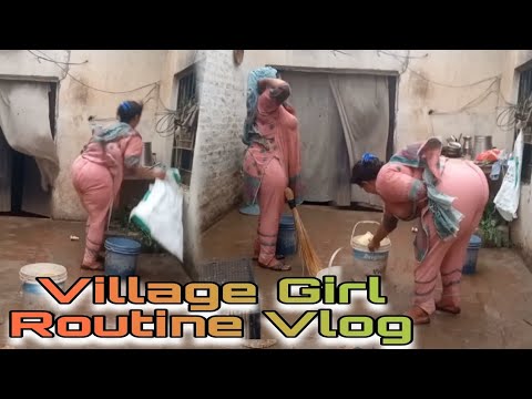 Vlog Village Bbw Girl Routine, Aj Achanak Tez Hawa Agai🤭 #vlog #village #Housewife #HouseCleaning