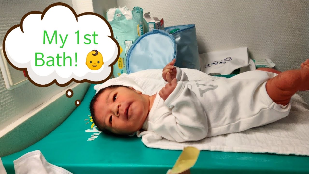 Vlog#23 | Zeke's First Bath | 👶 #belgianfilipinacouple #babybath #firstbabybath #newborn