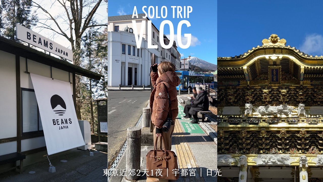 一個人到東京近郊VLOG🇯🇵第一次搭觀光列車🚞宇都宮餃子街🥟世界遺產日光東照宮☀️必訪BEAMS店鋪✨若山農場🎋｜UTSUNOMIYA & NIKKO VLOG｜itsPeachi
