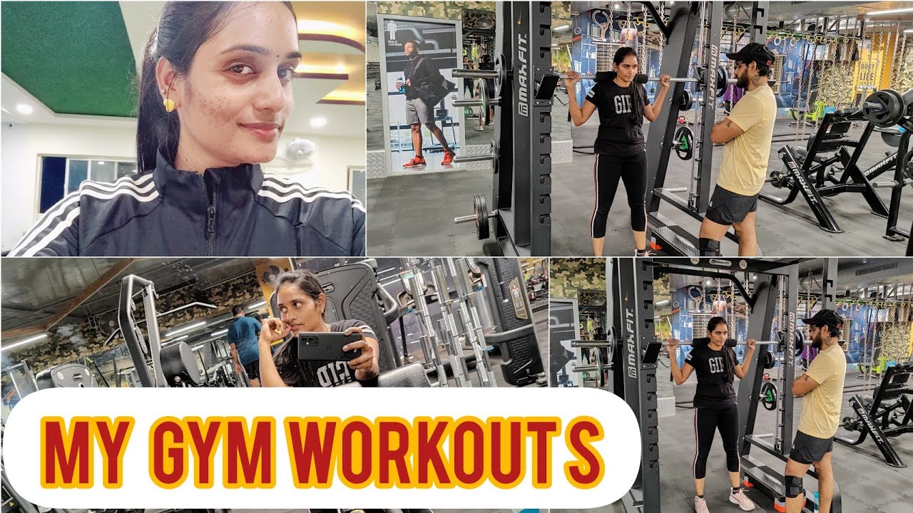 #vlog#indian house wife gym workouts #gym #swethasreeram gym workouts👍