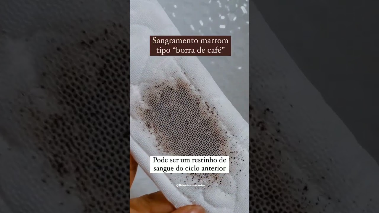 Você sabe o que essas cores de menstruação significam ?🩸