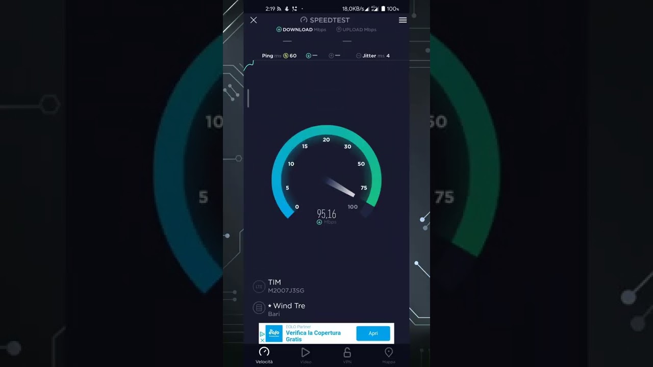 Vodafone VS TIM VS WINDTRE - Speedtest senza saturazione