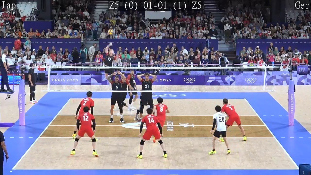 Volleyball Japan vs Germany - Amazing FULL Match Paris Olympics