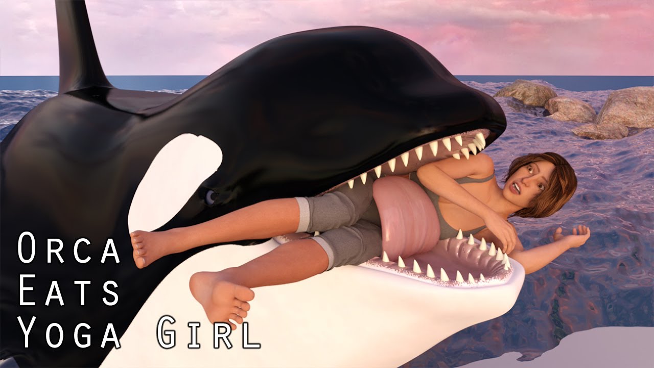 Vore Animation: Orca Eats Yoga Girl