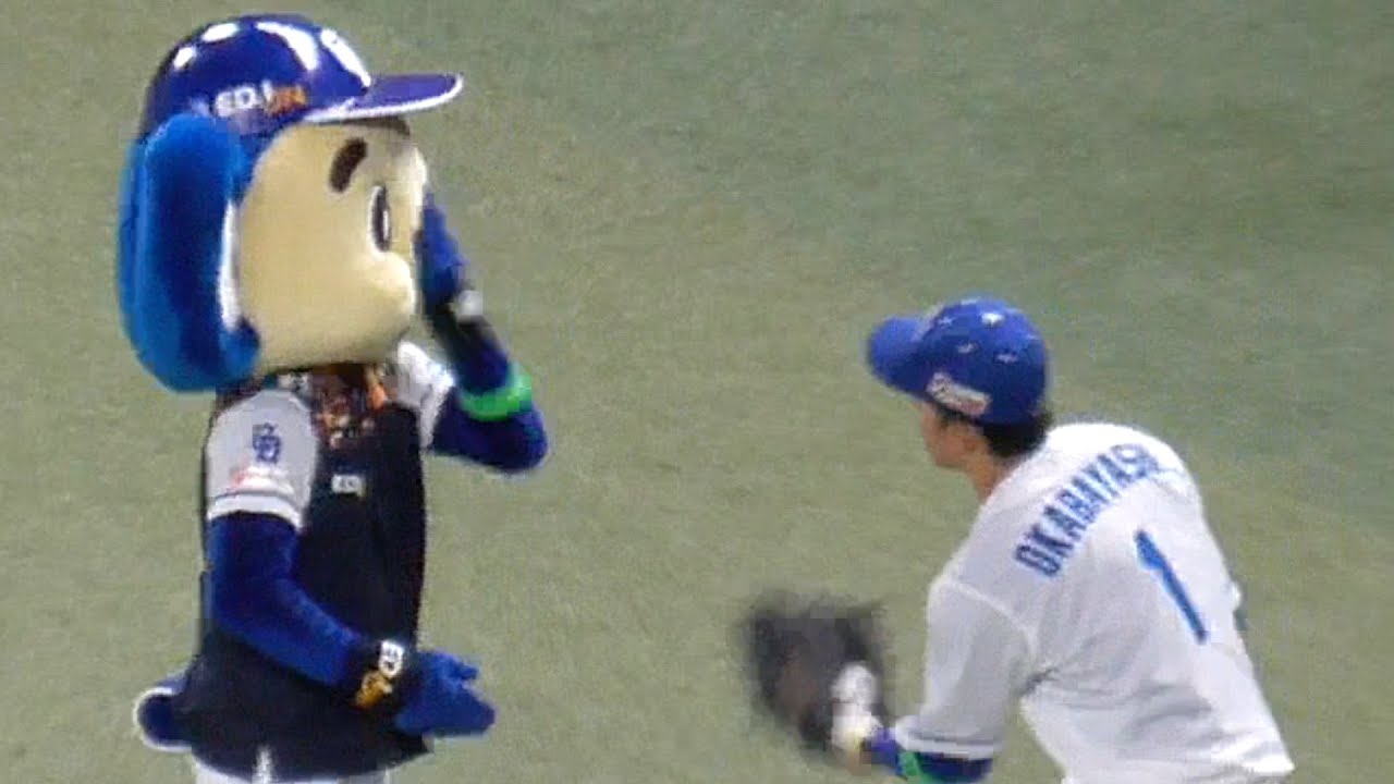 岡林勇希　ドアラの顔面にボールをぶつける　中日ドラゴンズVS千葉ロッテマリーンズ　2025/06/06
