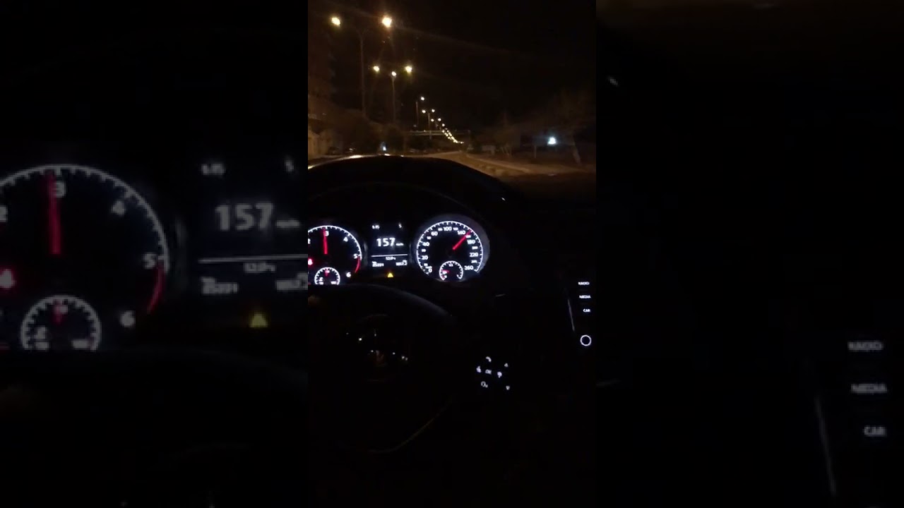 VW GOLF SNAP GECE GAZLAMALI YÜKSEK HIZ