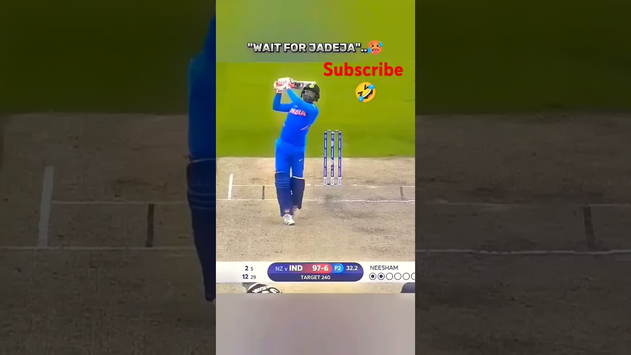 wait for jadeaja😱 nuexpected Shot#cricket😈