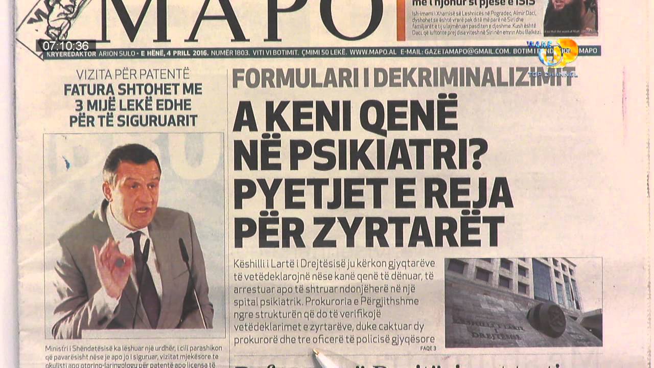Wake Up, 4 Prill 2016, Pjesa 1 - Top Channel Albania - Entertainment Show