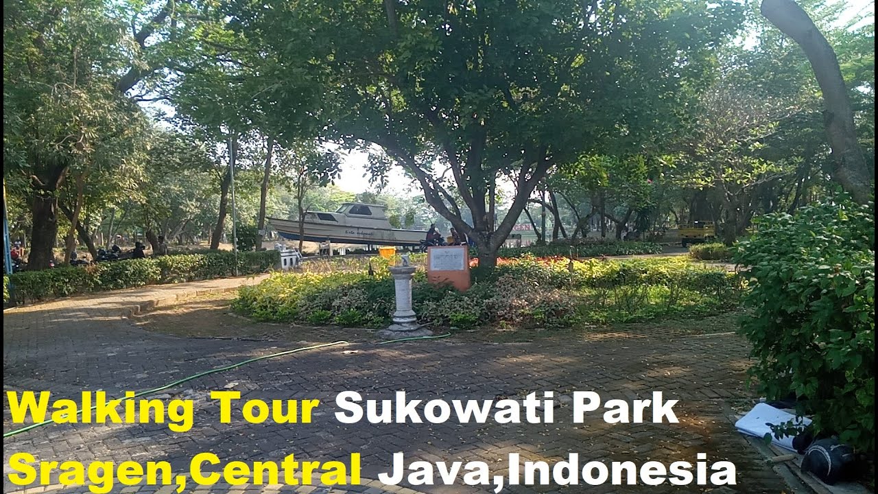 Walking Tour Sukowati Park aka Taman Sukowati Sragen