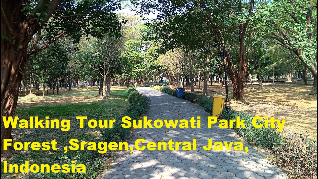 Walking Tour Sukowati Park City Forest aka Hutan Kota Taman Sukowati Sragen