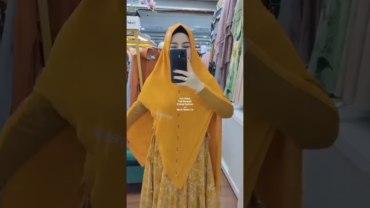 WARNA MUSTARD FAVORIT SIAPA #viral #shorts #fashion #syari #clariss #gamis #trending #fyp