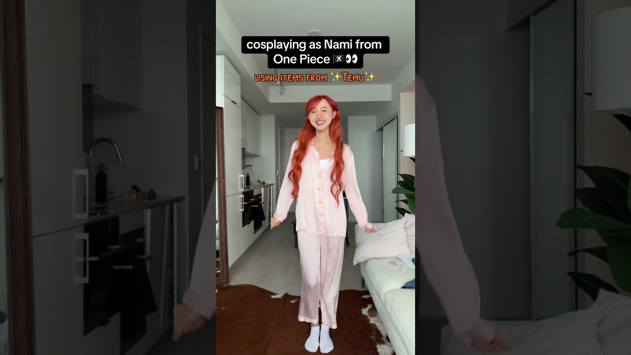 watch me cosplay as Nami from One Piece…😳🏴‍☠️🎃 #temu #shorts #cosplay #onepiece