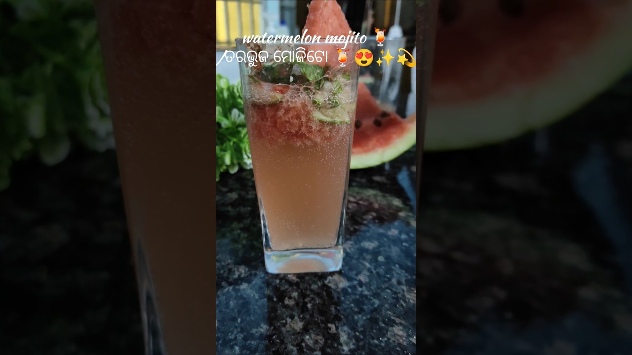 watermelon mojito 🍹 recipe 🌸...... #oldies ... #song # trending