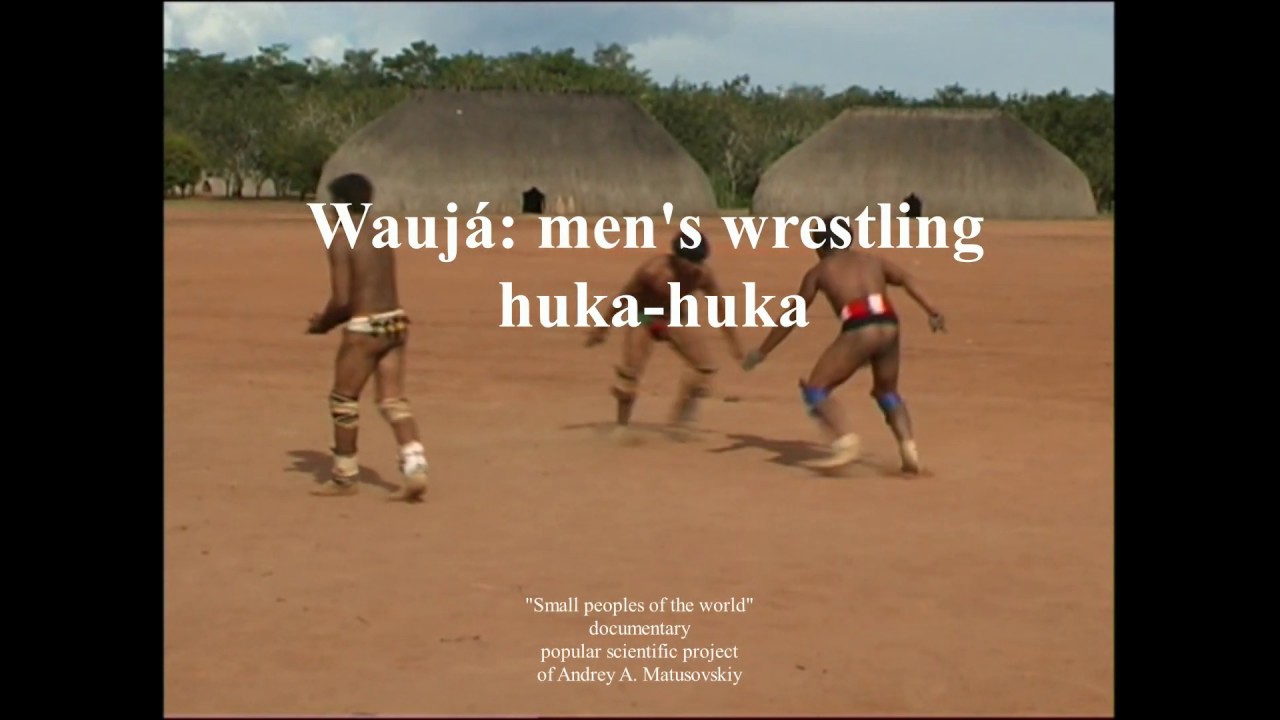 Waujá: men's wrestling huka-huka