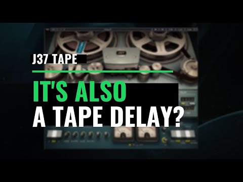 Waves j37 As a Tape Delay Effect Plugin Tutorial
