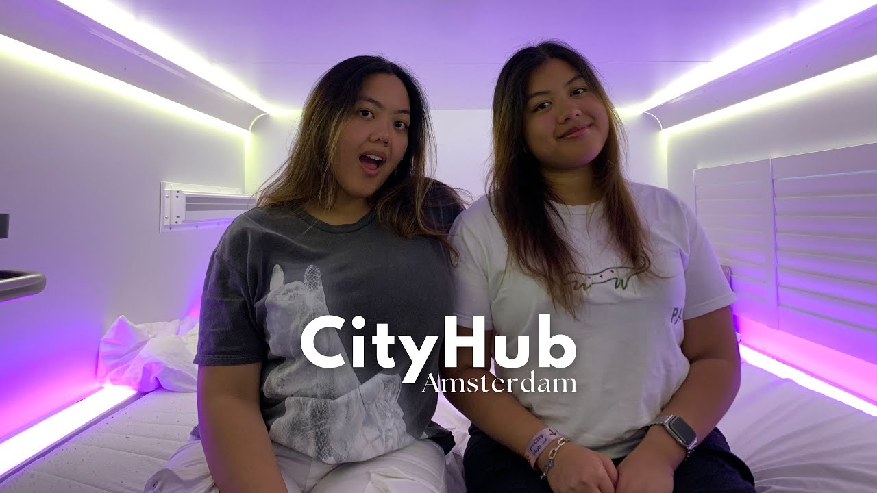 we tried staying in a capsule hotel | CityHub Amsterdam