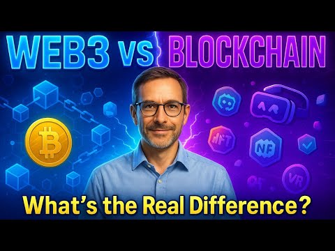 Web3 vs Blockchain | What’s the Difference? (Simplified Explanation)